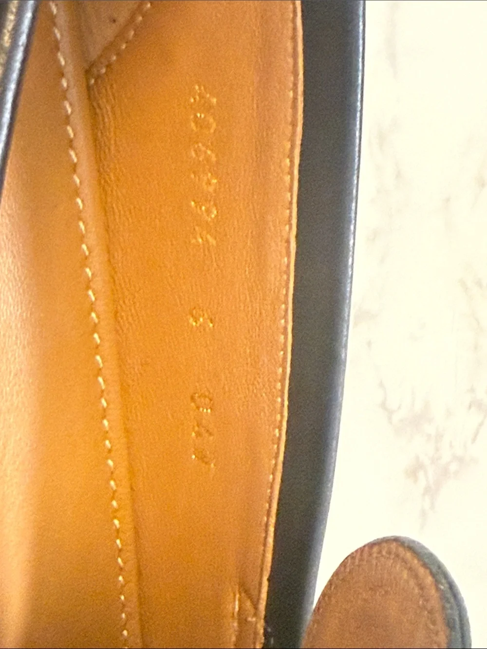 Gucci Black Leather Horsebit Jordan Slip-On Loafers size UK 6 US 7